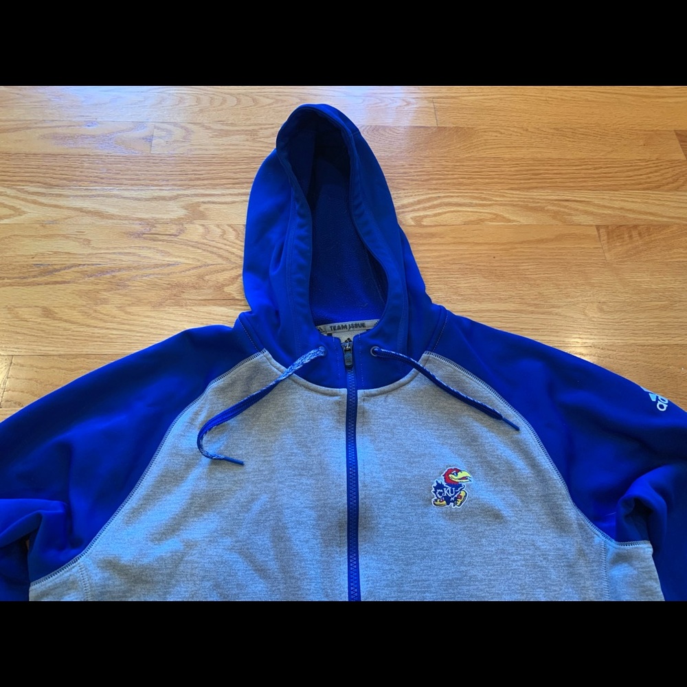 Adidas ClimaWarm Kansas Jayhawks Hooded Jacket
